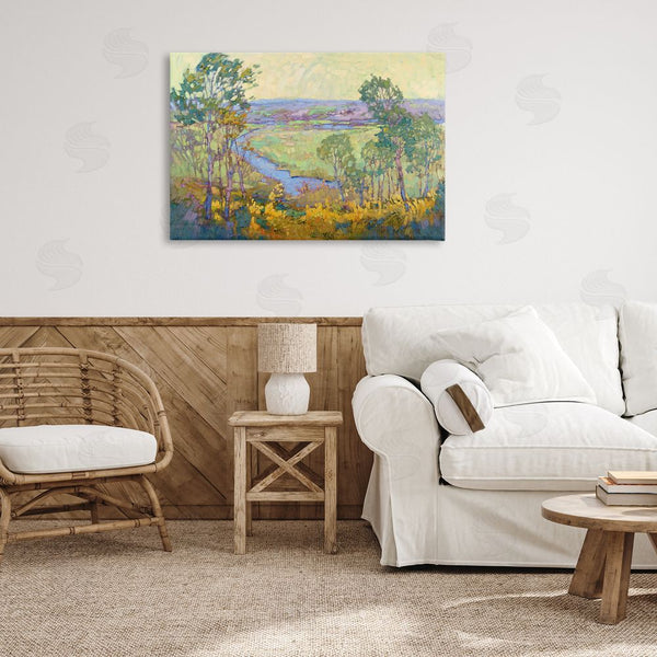 Stupell Industries Barbara Schilling | Abstract Winding Stream Wall Art