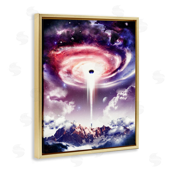 Stupell Industries Barrett Biggers | Surreal Space Nebula Rays