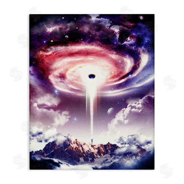 stupell industries Barrett Biggers | Surreal Space Nebula Rays