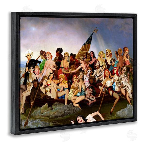 Stupell Industries Barry Kite | Classic People Collage