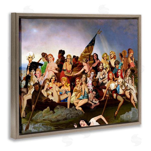 Stupell Industries Barry Kite | Classic People Collage