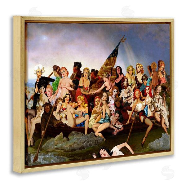 Stupell Industries Barry Kite | Classic People Collage