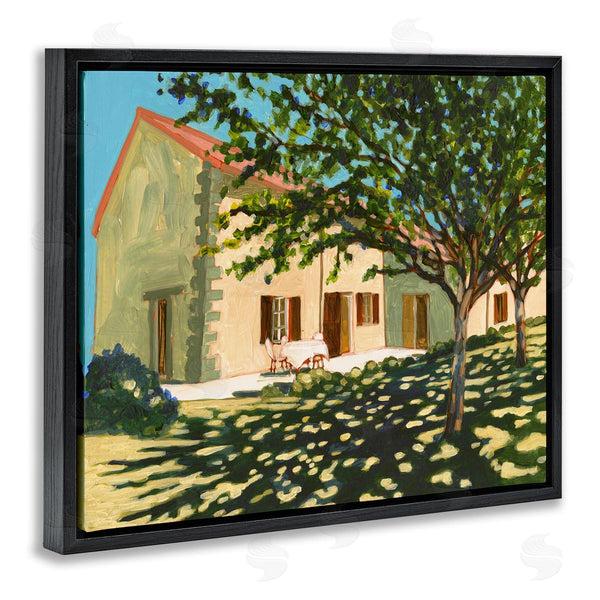 Stupell Industries Bart E. Slyp | Countryside Home Garden Landscape Tree Shade