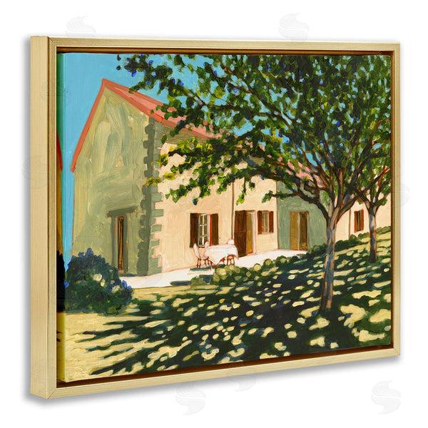 Stupell Industries Bart E. Slyp | Countryside Home Garden Landscape Tree Shade
