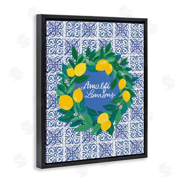 Stupell Industries Be Ni La | Amalfi Lemons On Tile Wall Art
