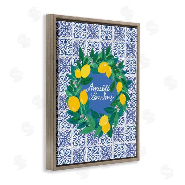 Stupell Industries Be Ni La | Amalfi Lemons On Tile Wall Art