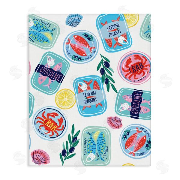 stupell industries Be Ni La | Capri Seafood Travel Collection Wall Art