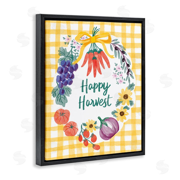 Stupell Industries Be Ni La | Happy Harvest Kitchen Wall Art