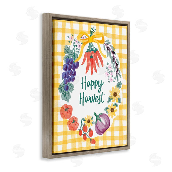 Stupell Industries Be Ni La | Happy Harvest Kitchen Wall Art