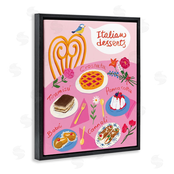 Stupell Industries Be Ni La | Italian Desserts Table Wall Art