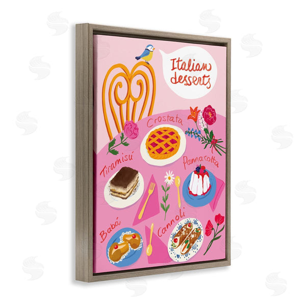 Stupell Industries Be Ni La | Italian Desserts Table Wall Art