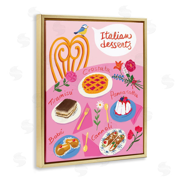 Stupell Industries Be Ni La | Italian Desserts Table Wall Art