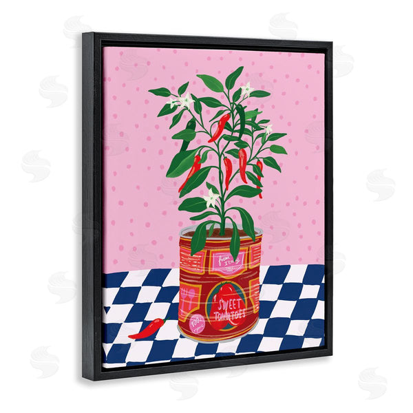 Stupell Industries Be Ni La | Pepper Plant In Tin Wall Art