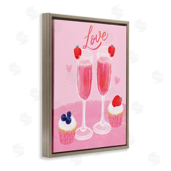 Stupell Industries Be Ni La | Valentine's Twin Champagne