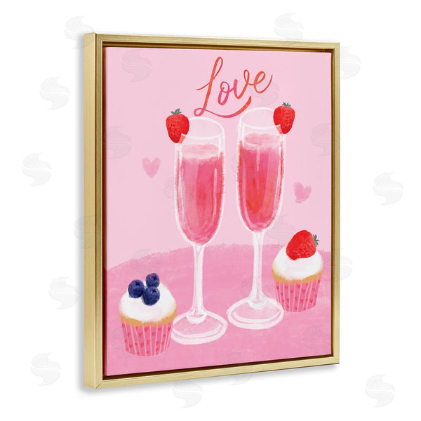 Stupell Industries Be Ni La | Valentine's Twin Champagne