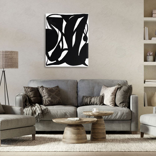 Stupell Industries Bea Dina | Black Swirled Ink Wall Art