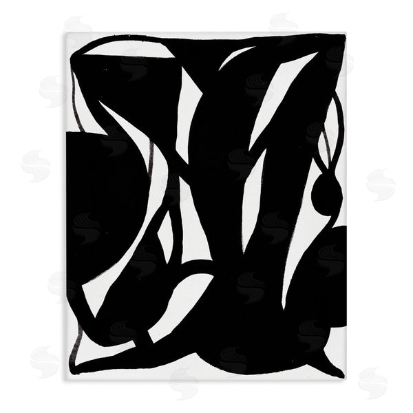 stupell industries Bea Dina | Black Swirled Ink Wall Art