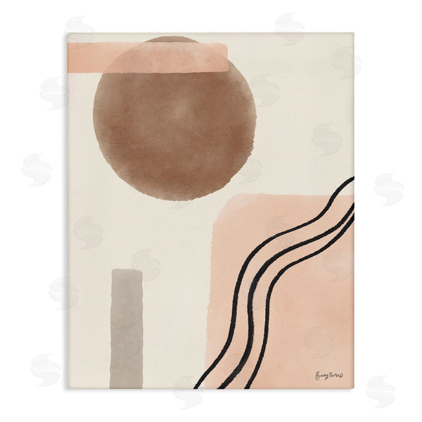 stupell industries Becky Thorns | Abstract Southwestern Landscape Interpretation Geometric Shapes Wall Art