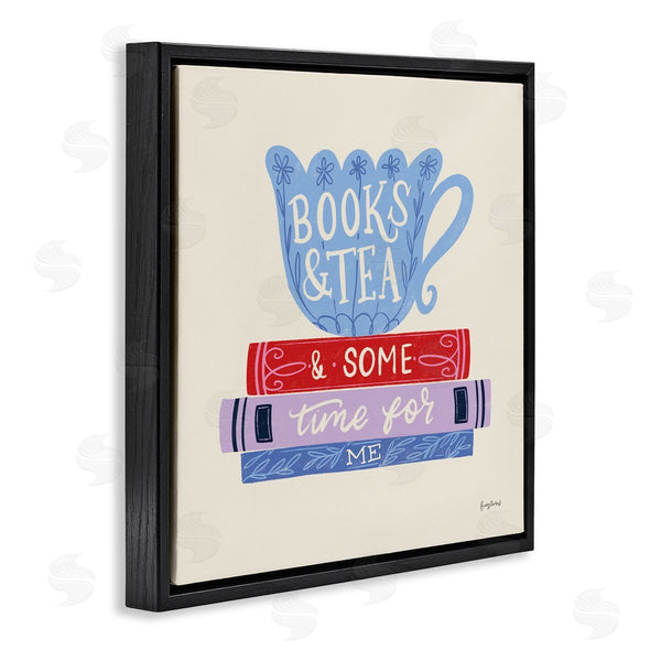 Stupell Industries Becky Thorns | Books Tea Time For Me