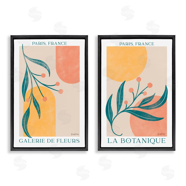 Stupell Industries Becky Thorns | Botanicals Over Geometrics