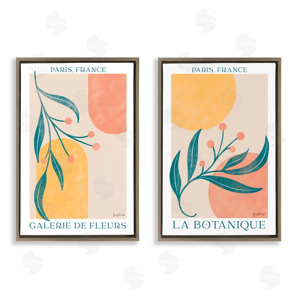 Stupell Industries Becky Thorns | Botanicals Over Geometrics