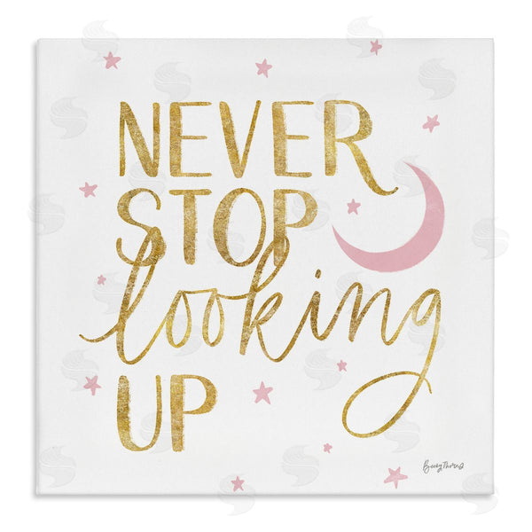 stupell industries Becky Thorns | Never Stop Looking Up Glam Wall Art
