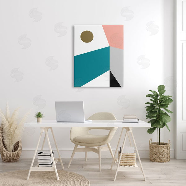 Stupell Industries Bellassai Art | Abstract Geometric Landscape Wall Art