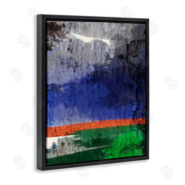 Stupell Industries Bellassai Art | Abstract Landscape Dark Storm Wall Art