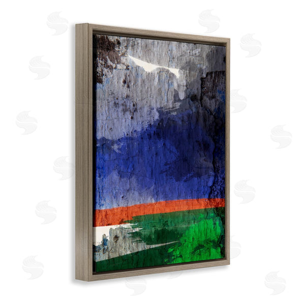 Stupell Industries Bellassai Art | Abstract Landscape Dark Storm Wall Art