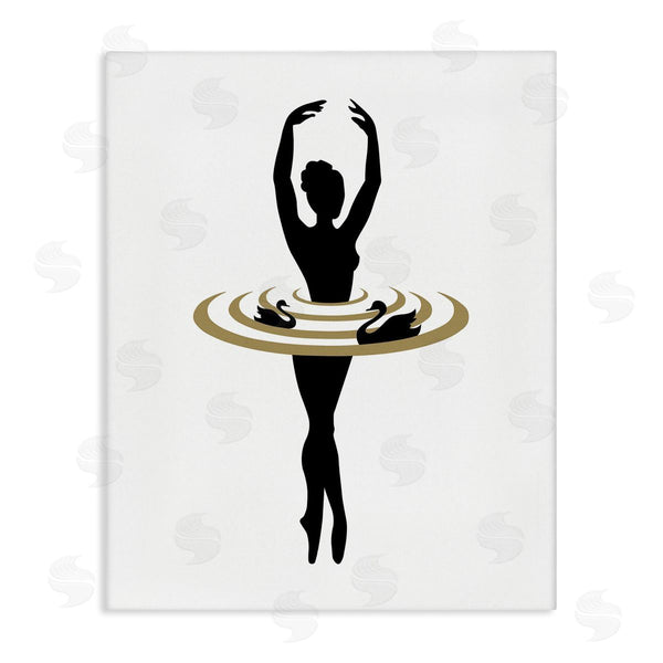 stupell industries Bellassai Art | Ballerina Dance Silhouette Wall Art