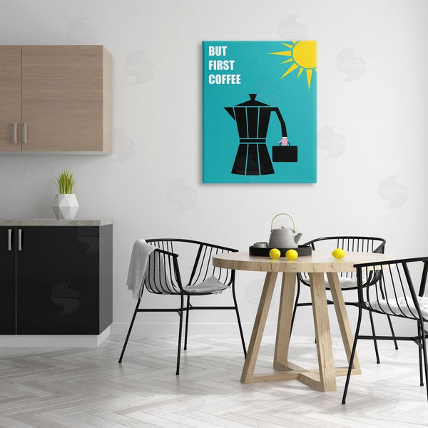 Stupell Industries Bellassai Art | But First Coffee Espresso Wall Art