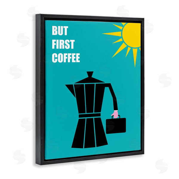 Stupell Industries Bellassai Art | But First Coffee Espresso Wall Art
