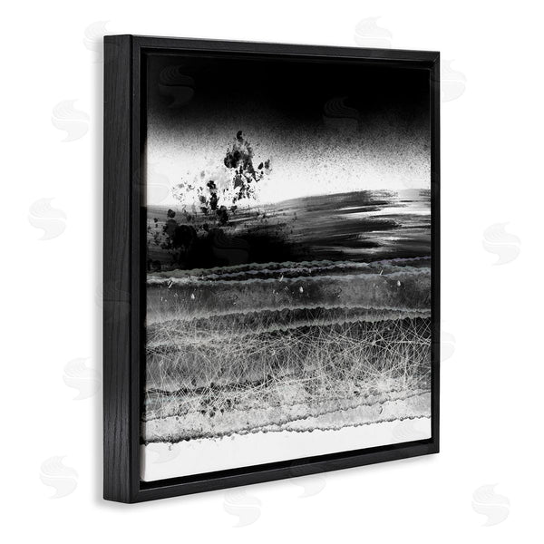 Stupell Industries Bellassai Art | Dusty Landscape Monochrome