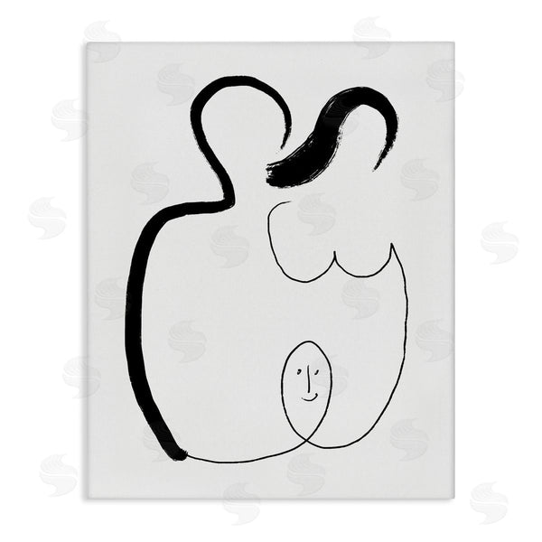 stupell industries Bellassai Art | Family Embrace Abstract Portrait Wall Art