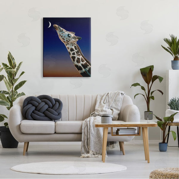 Stupell Industries Bellassai Art | Giraffe Touching The Moon Wall Art