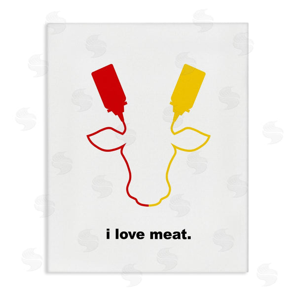 stupell industries Bellassai Art | Ketchup & Mustard I Love Meat Wall Art