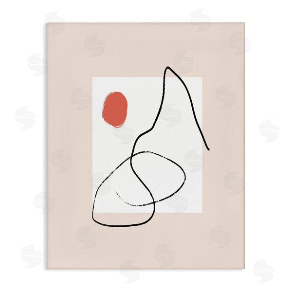 stupell industries Bellassai Art | Minimal Nordic Landscape Abstraction Modern Neutral Tones Wall Art