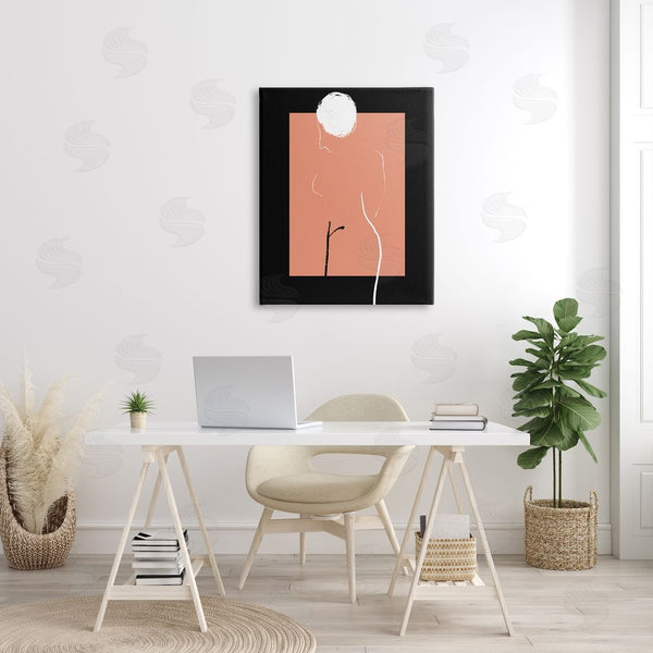 Stupell Industries Bellassai Art | Modern Nude Figure Abstraction Wall Art