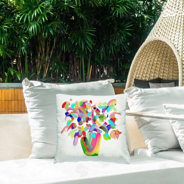 Stupell Industries Bellassai Art | Mood Flowers Bold Bouquet Printed Throw Pillow
