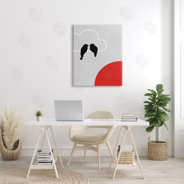 Stupell Industries Bellassai Art | Pair Of Birds Kissing Wall Art