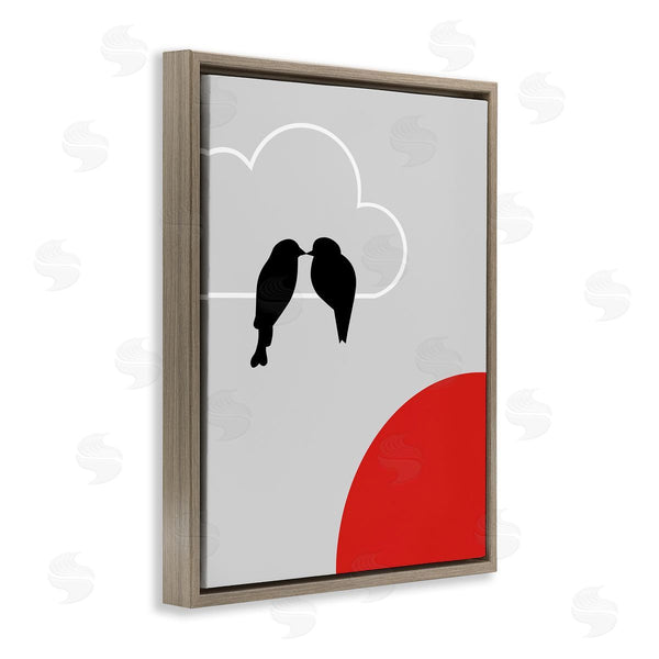 Stupell Industries Bellassai Art | Pair Of Birds Kissing Wall Art