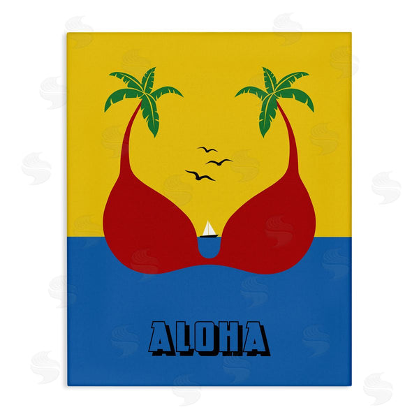 stupell industries Bellassai Art | Tropical Aloha Palm Trees Wall Art