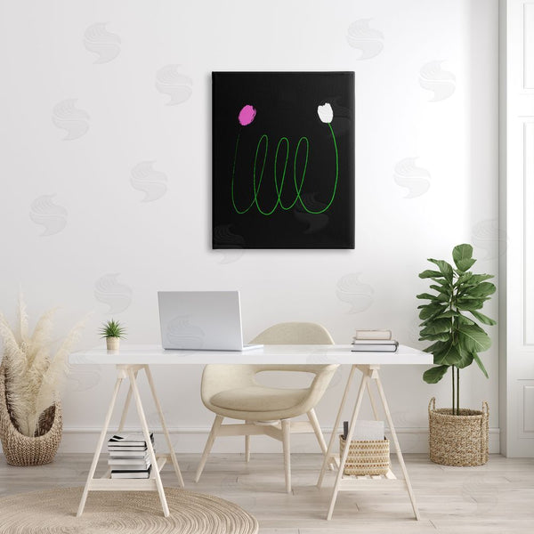Stupell Industries Bellassai Art | Two Tulips Abstract Linework Wall Art