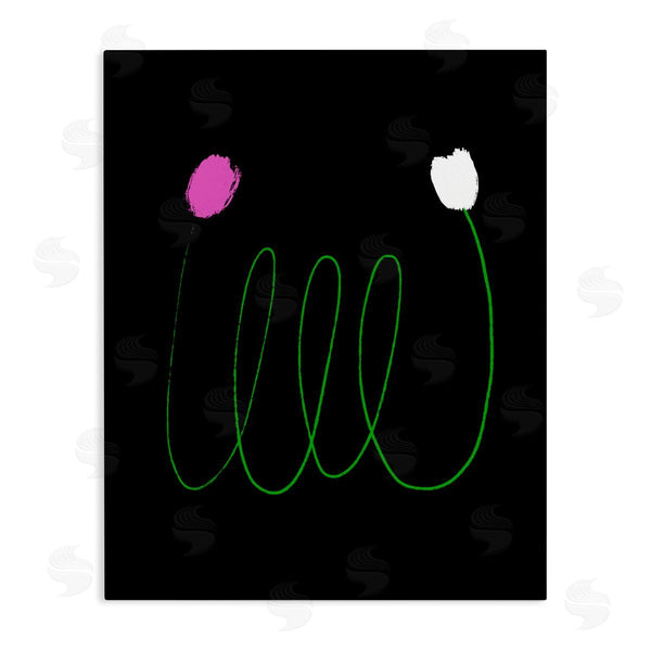 stupell industries Bellassai Art | Two Tulips Abstract Linework Wall Art