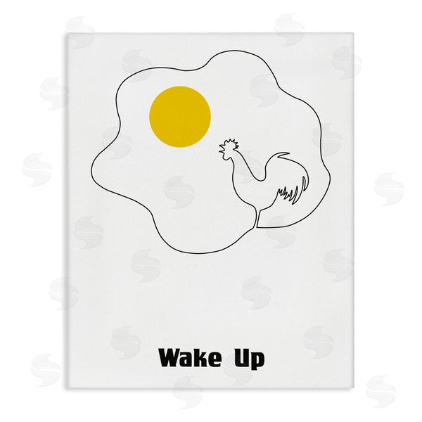 stupell industries Bellassai Art | Wake Up Fried Egg Wall Art