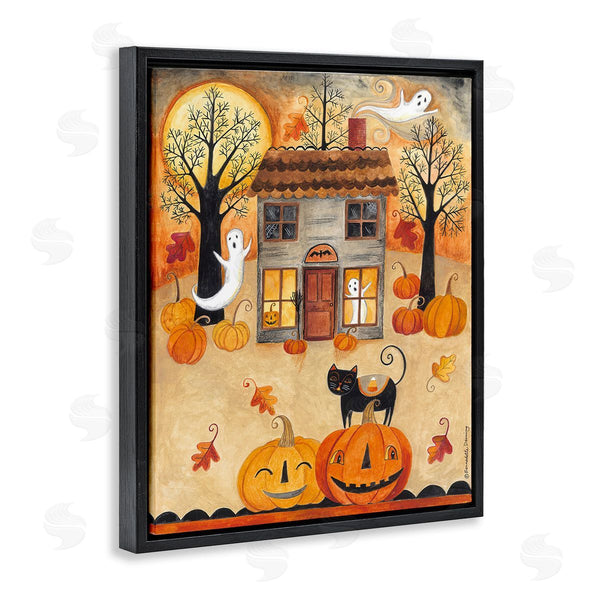 Stupell Industries Bernadette Deming | Ghosts On Halloween Night Wall Art