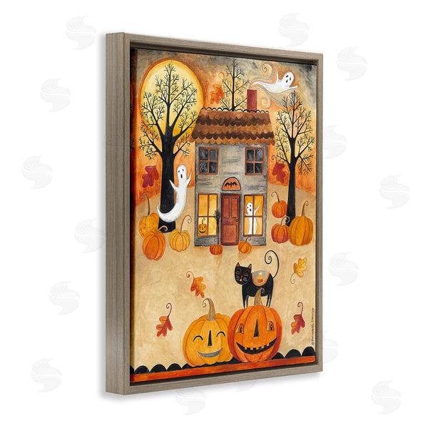 Stupell Industries Bernadette Deming | Ghosts On Halloween Night Wall Art