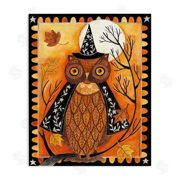 stupell industries Bernadette Deming | Seasonal Autumn Owl Moonlit Night Wall Art