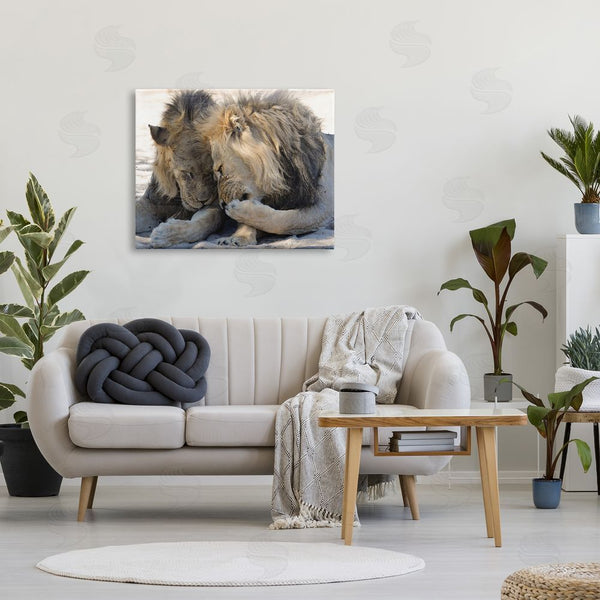 Stupell Industries Bernhard Esterer | Wildlife Gossip Lions Wall Art