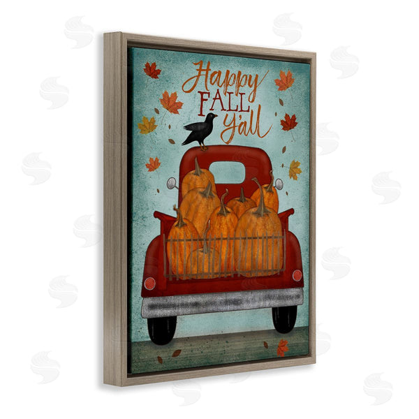 Stupell Industries Beth Albert | Autumn Harvest Red Truck
